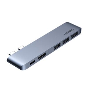 UGREEN 5-In-2 Type C Hub MacBook Pro/Air - Grey